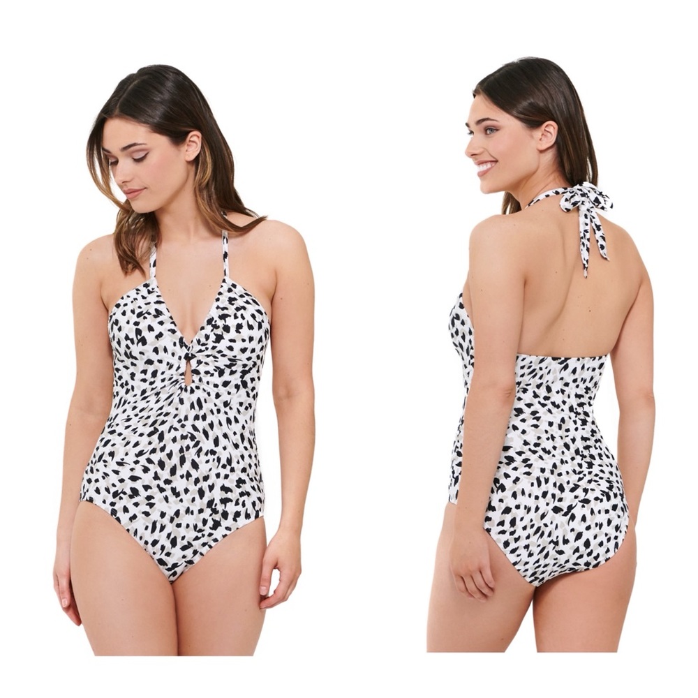 Freshwater Keyhole Bandeau One Piece Swimsuit
